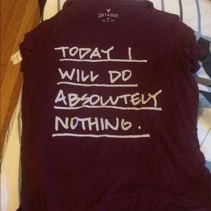 american eagle soft and sexy shirt